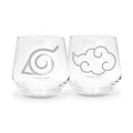 Zdjęcie produktu Naruto Shippuden - Zestaw 2 szklanek Konoha & Akatsuki
