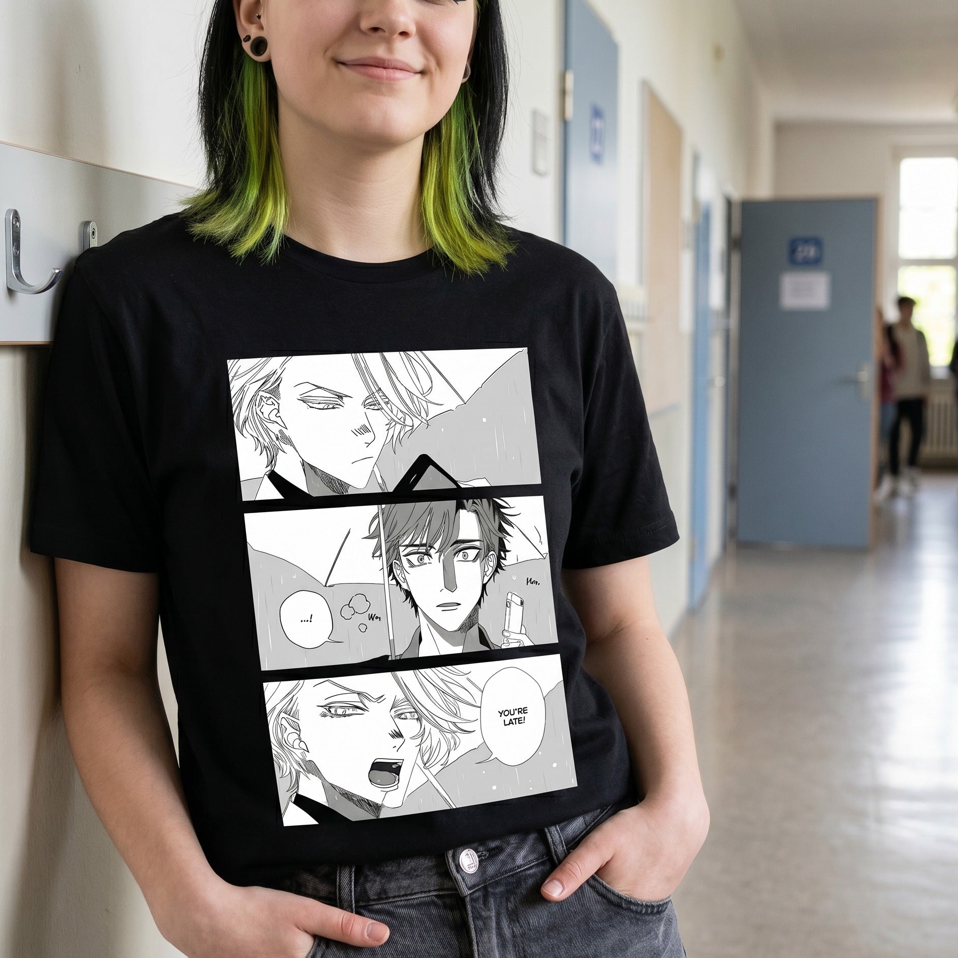 Zdjęcie produktu You're Late T-Shirt dla fanów Therapy Game