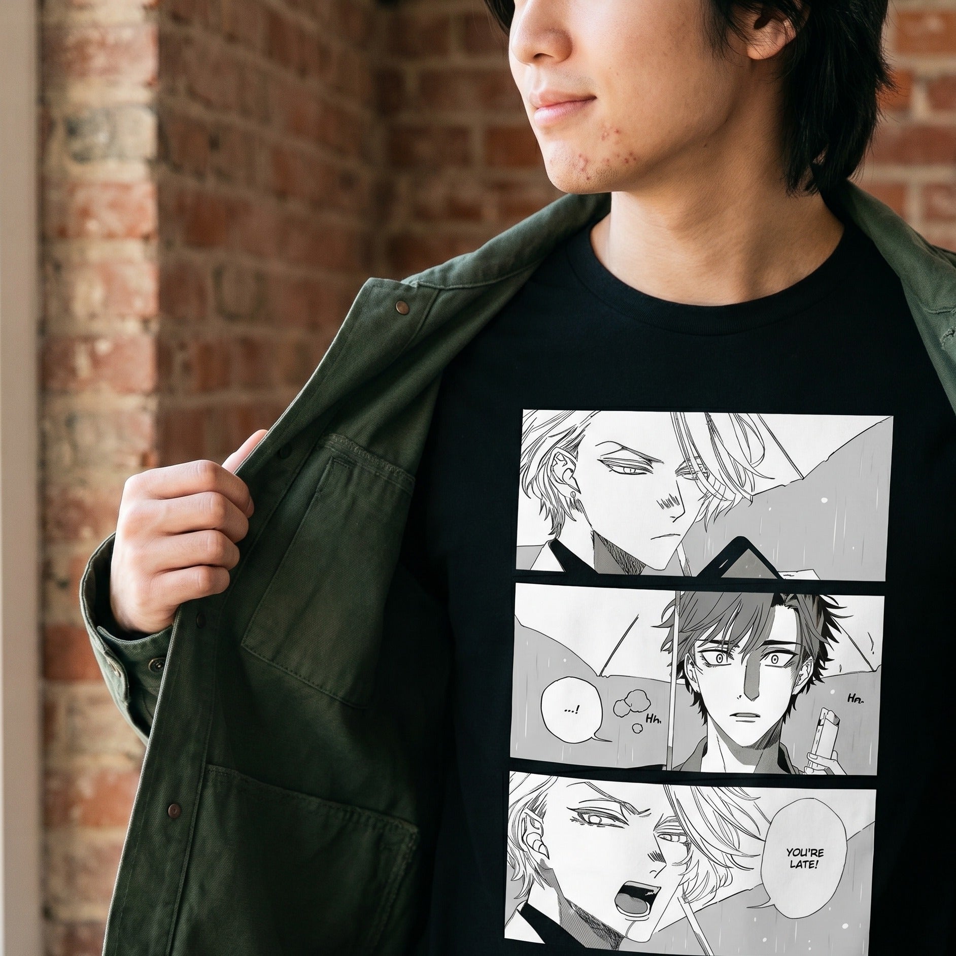 Zdjęcie produktu You're Late T-Shirt dla fanów Therapy Game