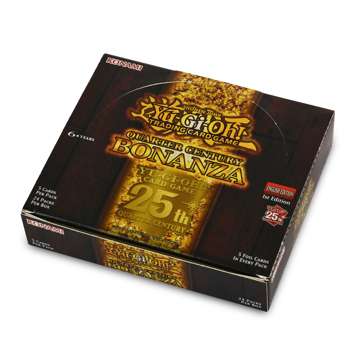 Zdjęcie produktu Yu-Gi-Oh! - Quarter Century Bonanza Zestaw Boosterów Kart Kolekcjonerskich wersja angielska