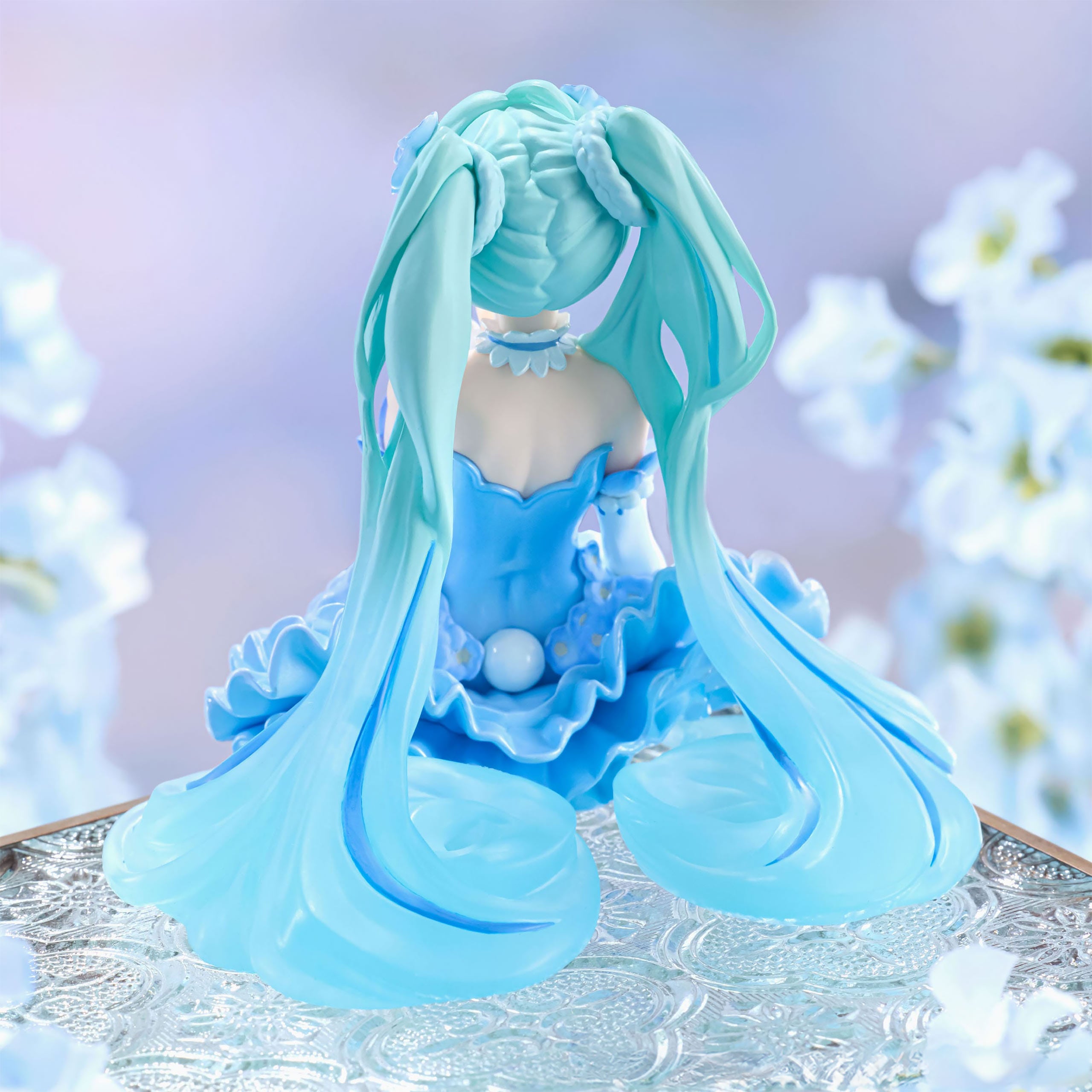 Zdjęcie produktu Hatsune Miku - Figurka Noodle Stopper Flower Fairy Nemophila Pail Blue Color Version
