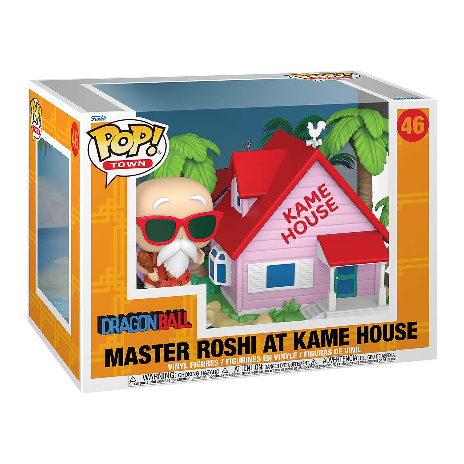 Zdjęcie produktu Dragon Ball - Kame House z Mistrzem Roshi Funko Pop Diorama