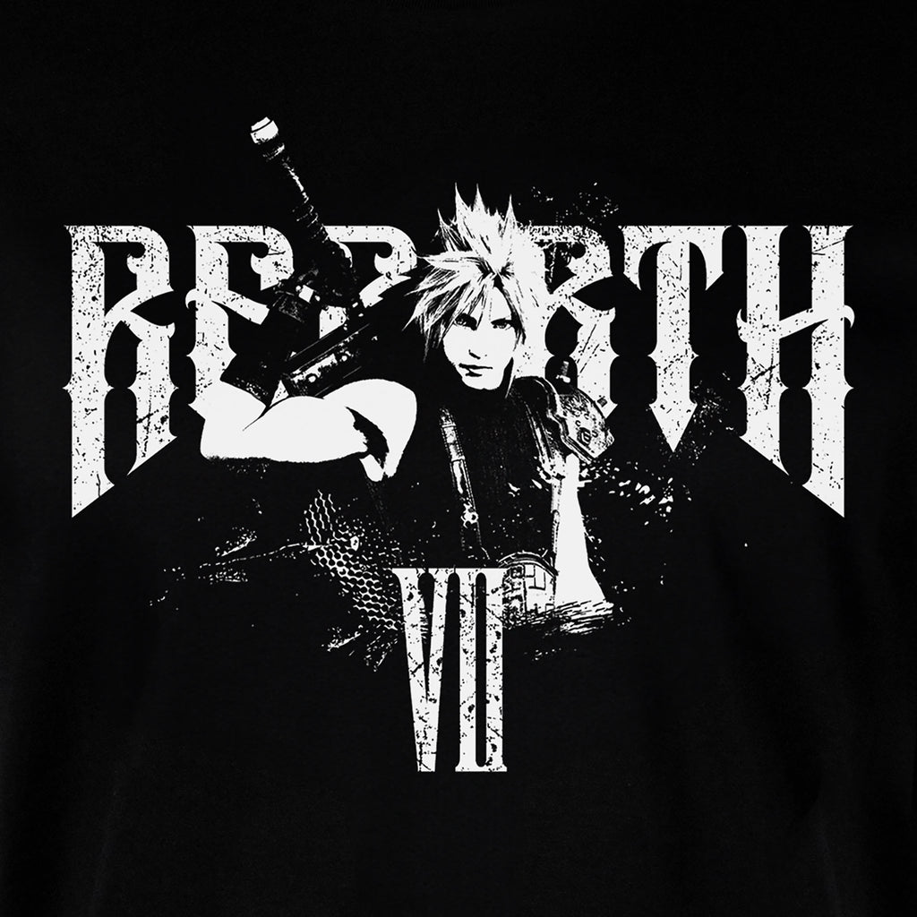 Zdjęcie produktu Final Fantasy - Rebirth Cloud Strife czarna koszulka