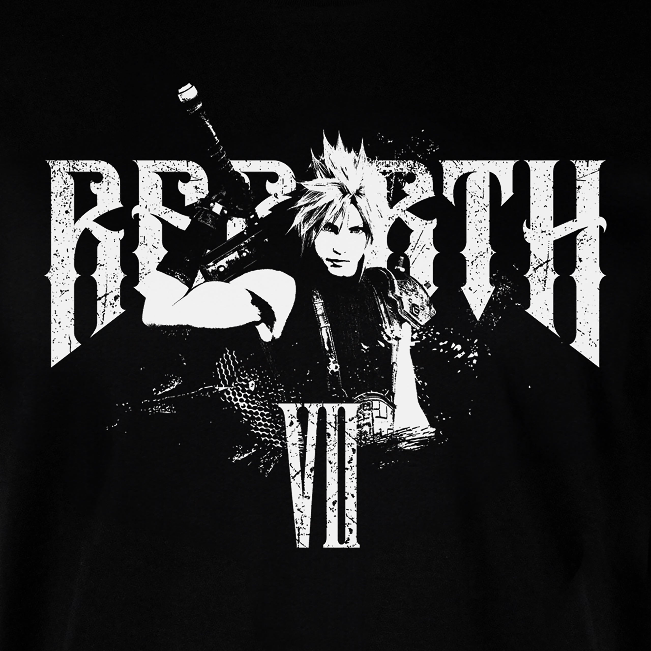 Zdjęcie produktu Final Fantasy - Rebirth Cloud Strife czarna koszulka