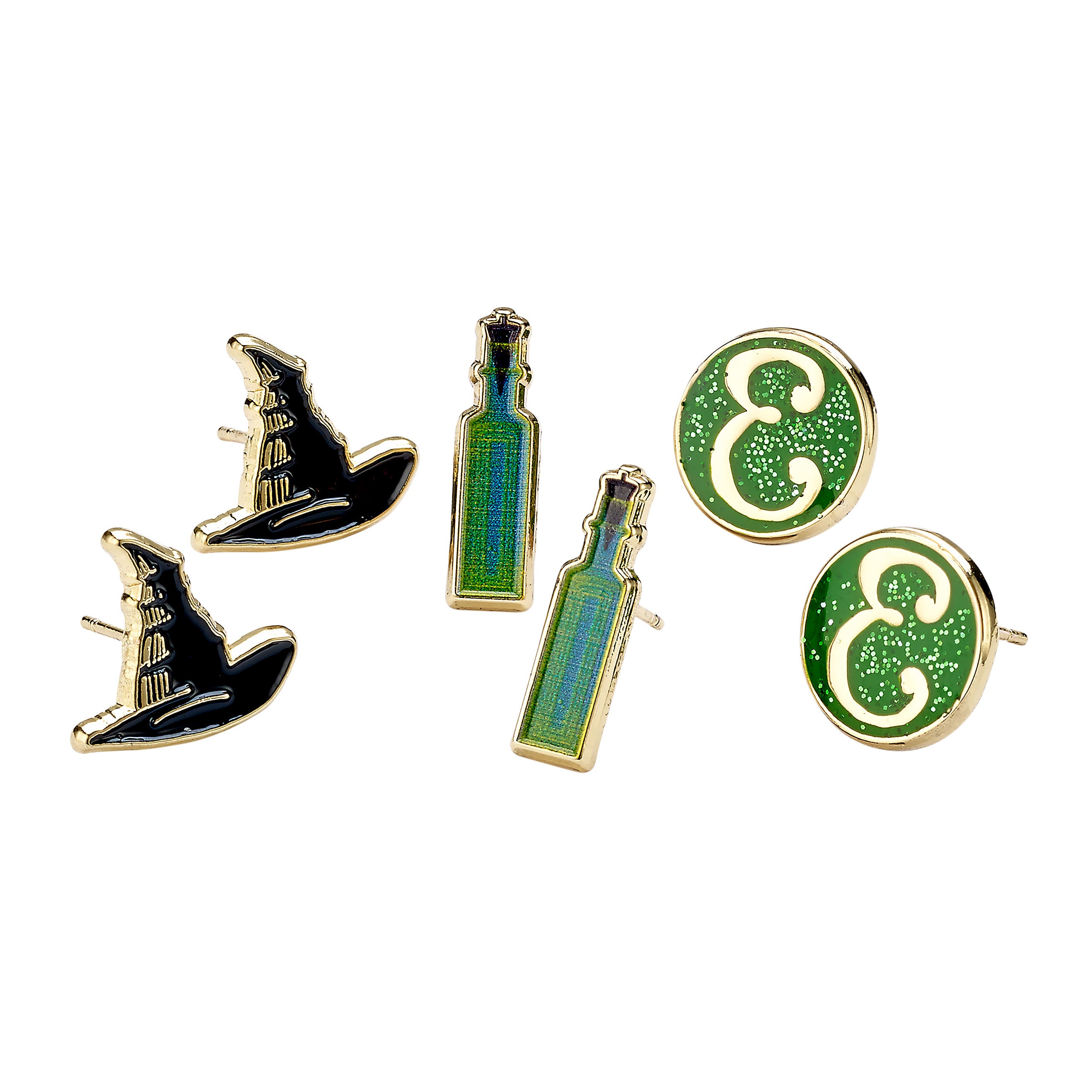 Zdjęcie produktu Wicked - Kolczyki Elphaba, zestaw 3 szt.