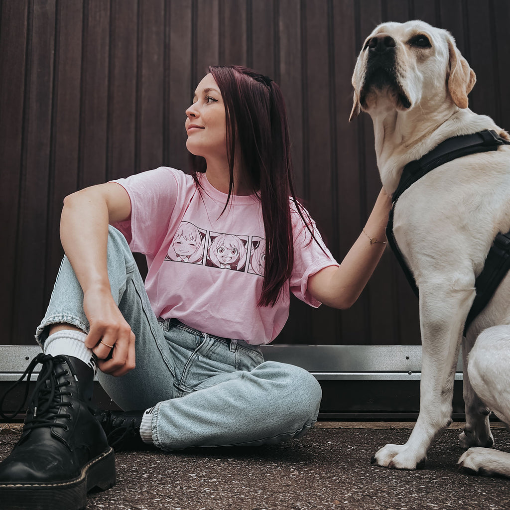 Zdjęcie produktu Spy x Family - Anya T-Shirt różowy
