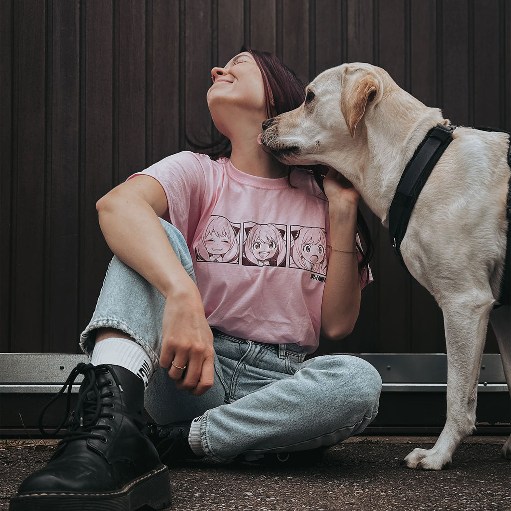 Zdjęcie produktu Spy x Family - Anya T-Shirt różowy