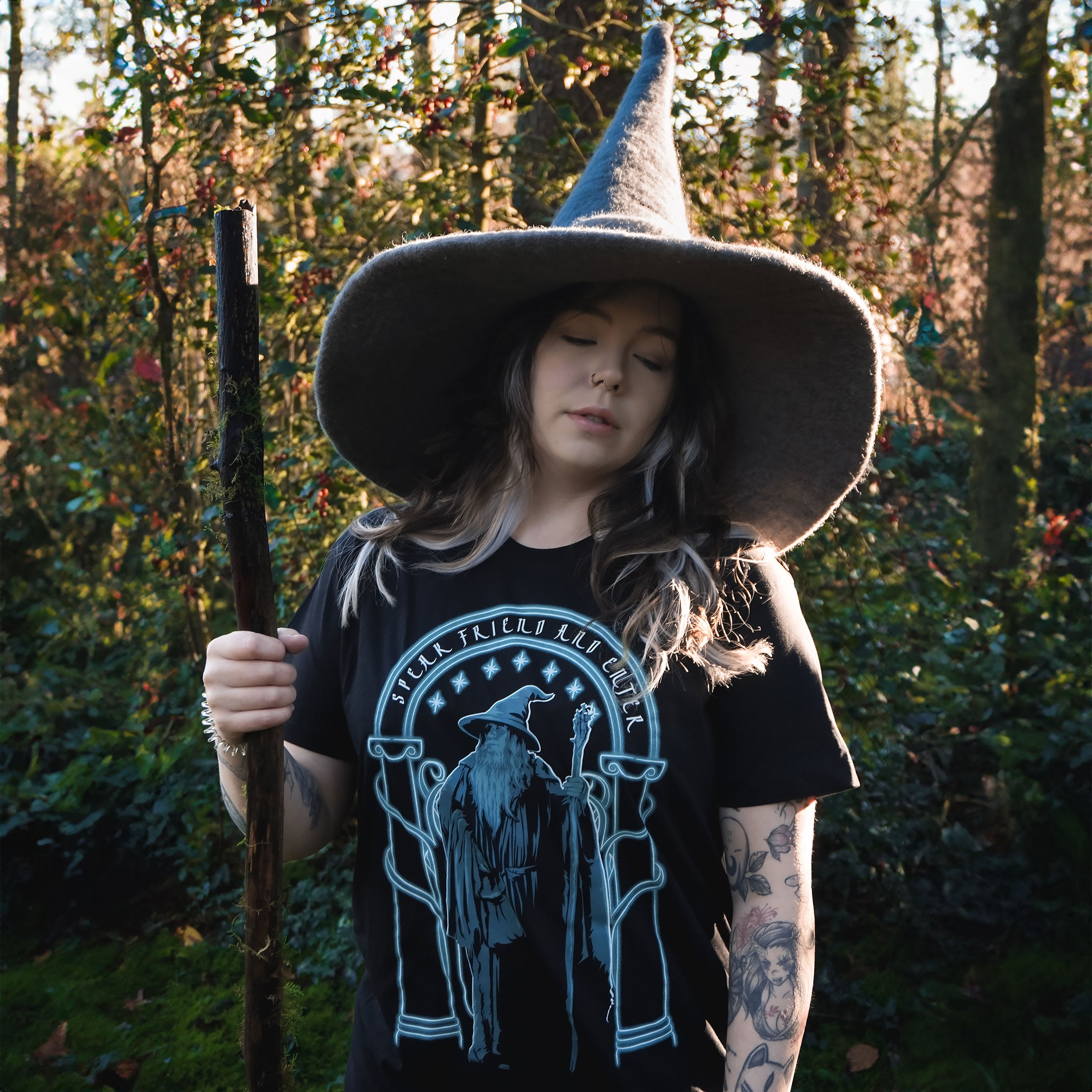 Zdjęcie produktu Gandalf Drzwi Durina Koszulka - Władca Pierścieni