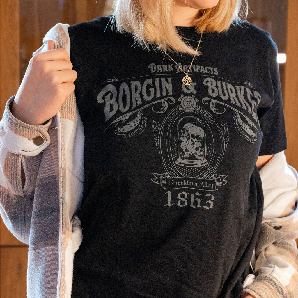 Zdjęcie produktu Koszulka Borgin and Burkes czarna - Harry Potter