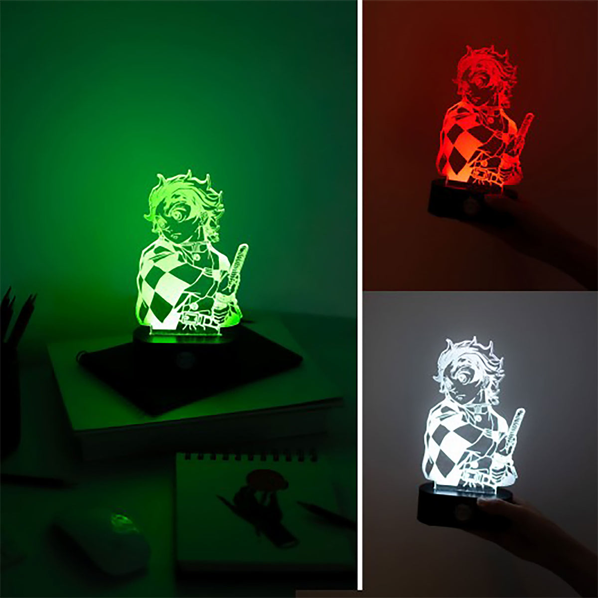 Zdjęcie produktu Demon Slayer - Tanjiro LED Lampa stołowa