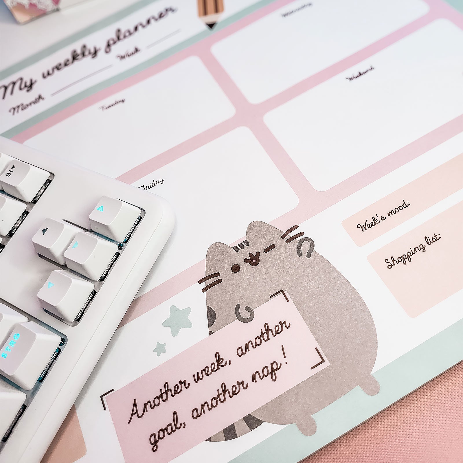 Zdjęcie produktu Pusheen - Jedz i śpij tygodniowy planer
