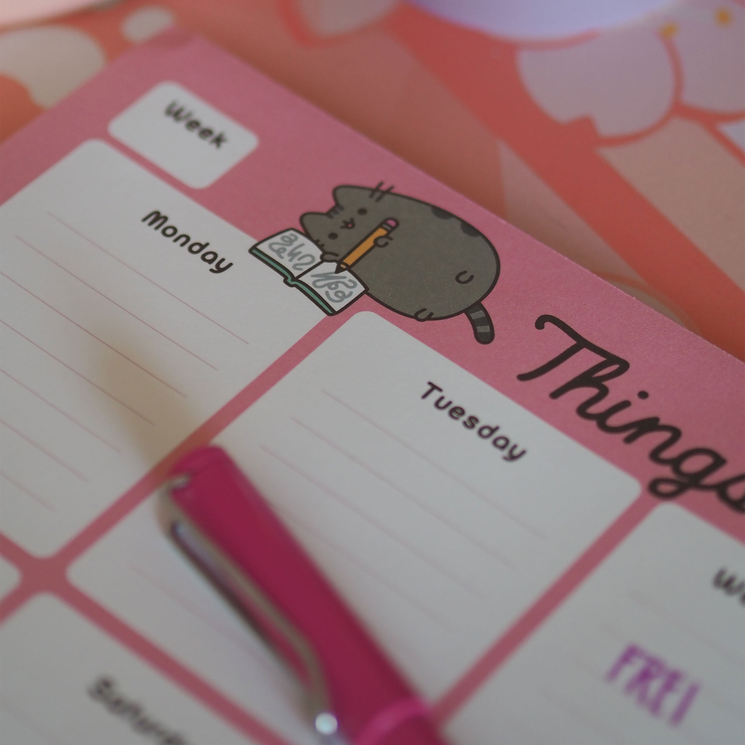 Zdjęcie produktu Pusheen - Rzeczy do zrobienia później Planer tygodniowy