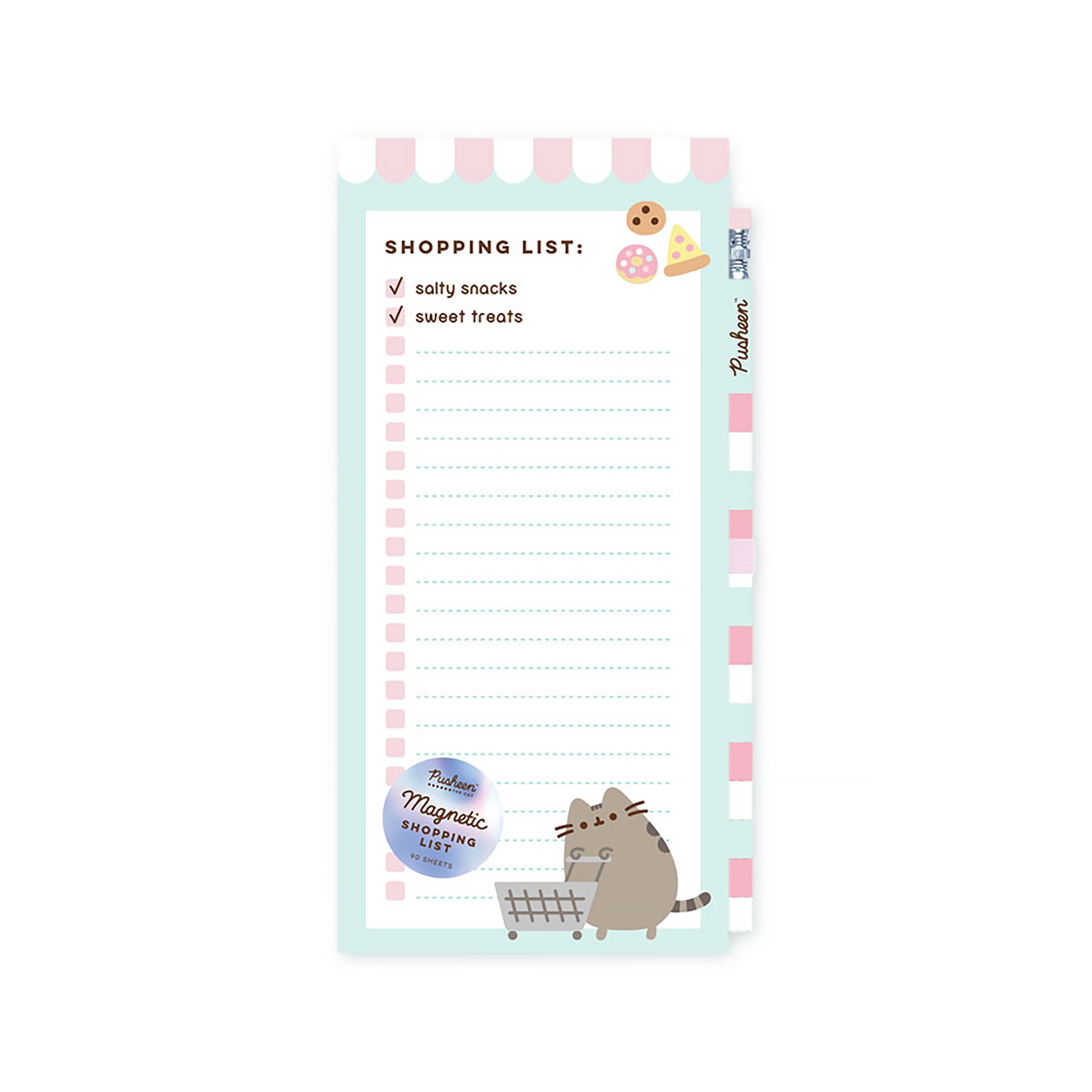 Zdjęcie produktu Pusheen - Magnetyczny notatnik z ołówkiem