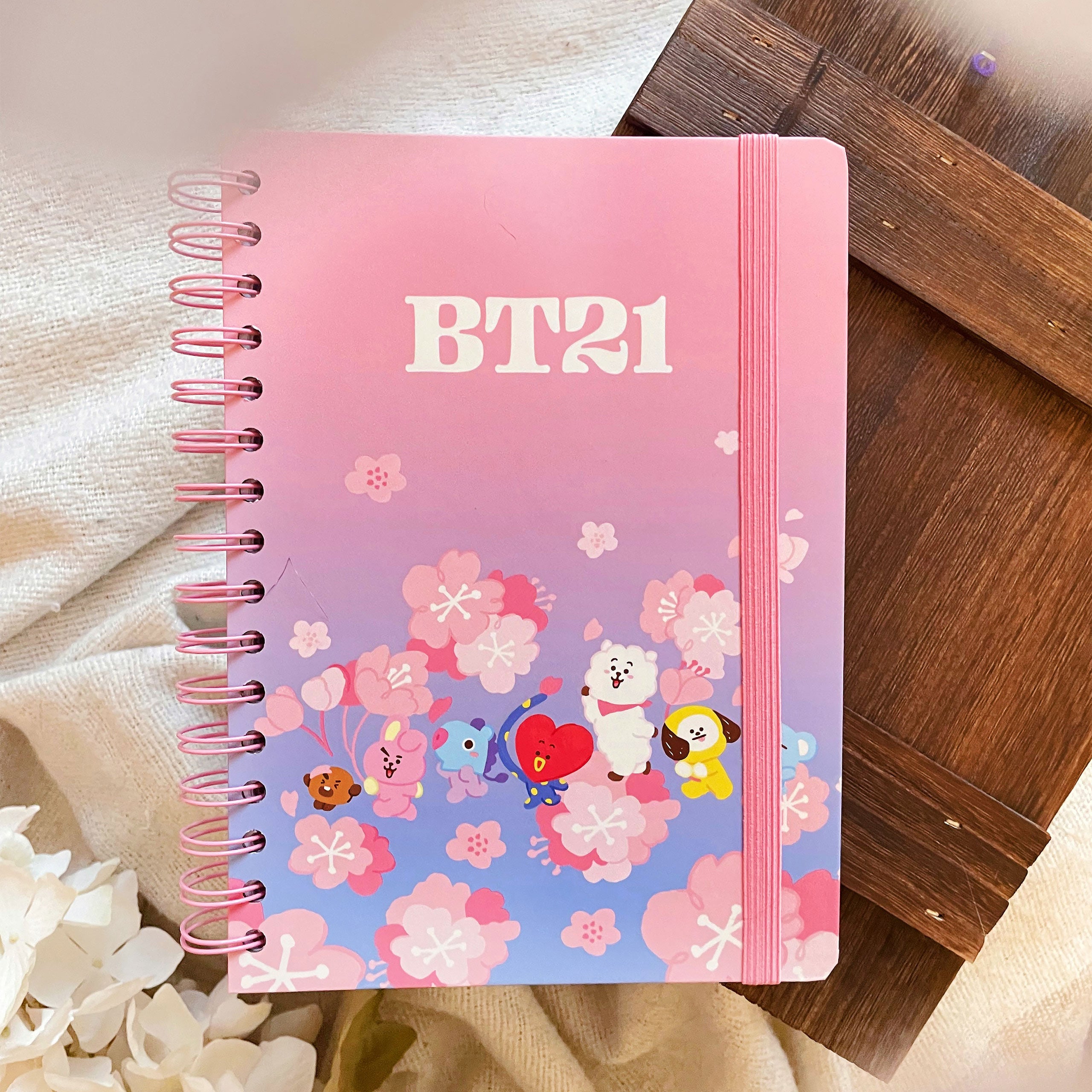 Zdjęcie produktu BT21 - Cherry Blossom Notatnik