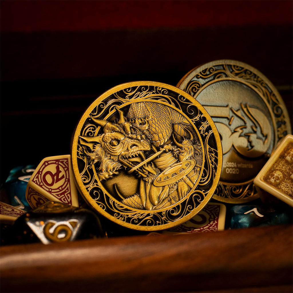 Zdjęcie produktu Dungeons & Dragons - Kolekcjonerska moneta 50-lecia limitowana