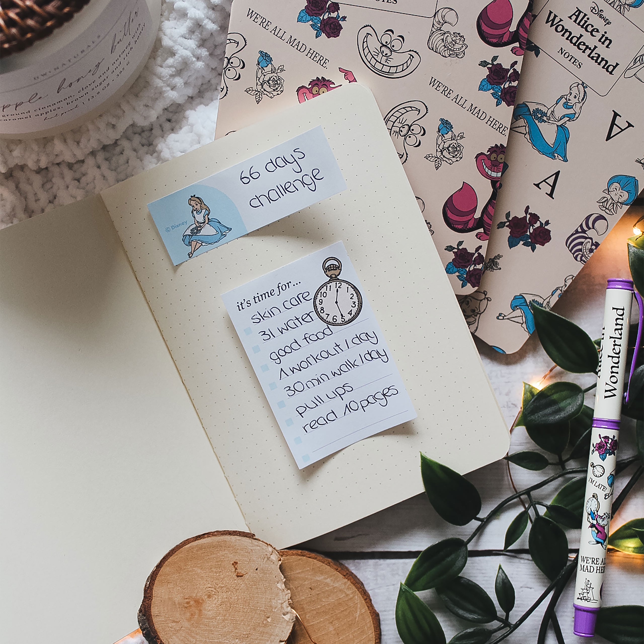 Zdjęcie produktu Alicja w Krainie Czarów - Zestaw 3 notesów