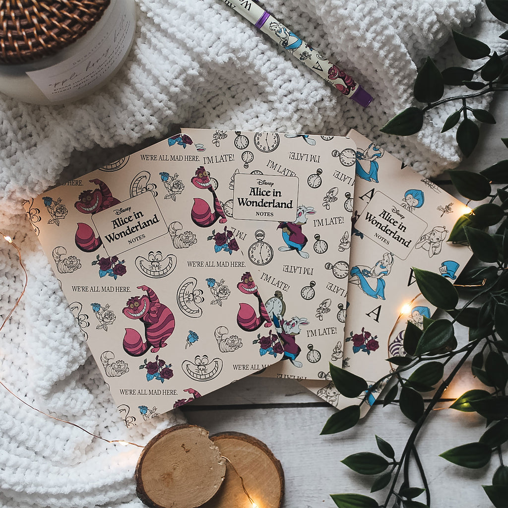 Zdjęcie produktu Alicja w Krainie Czarów - Zestaw 3 notesów