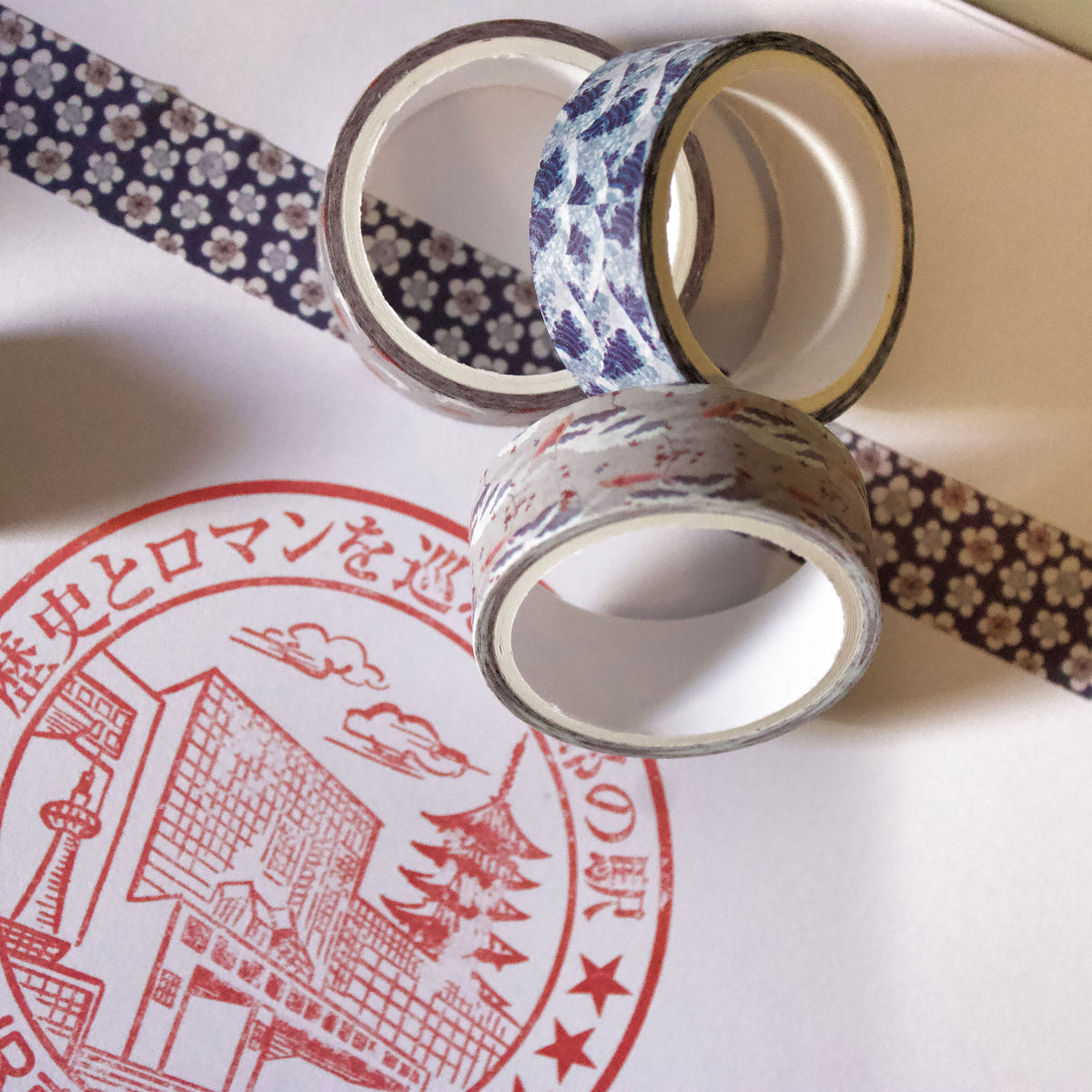 Product image The Great Wave off Kanagawa - Katsushika Hokusai Washi Tapes 4-piece Set
