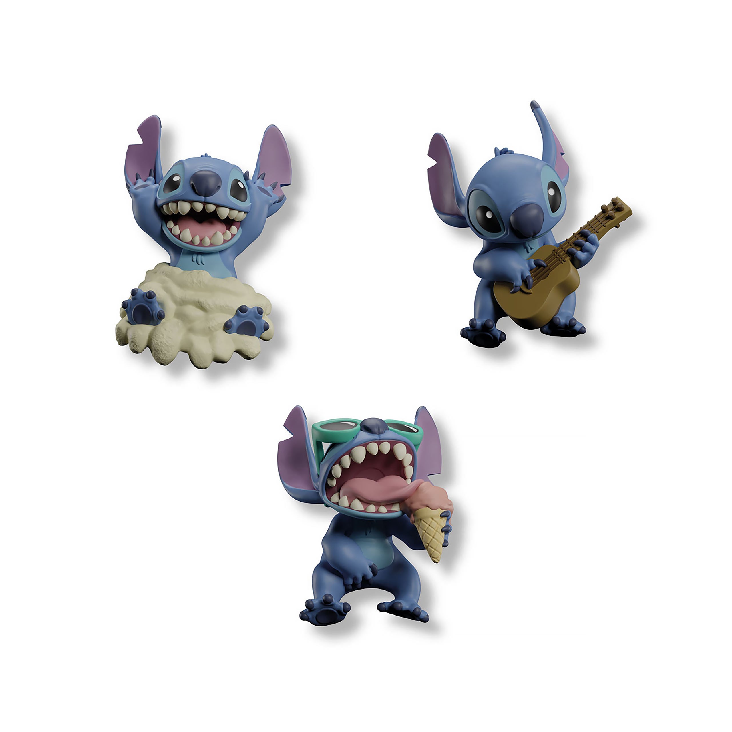 Zdjęcie produktu Zestaw 3 magnesów Stitch - Lilo & Stitch