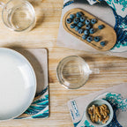 Zdjęcie produktu Wielka fala w Kanagawie - Katsushika Hokusai zestaw 4 desek śniadaniowych