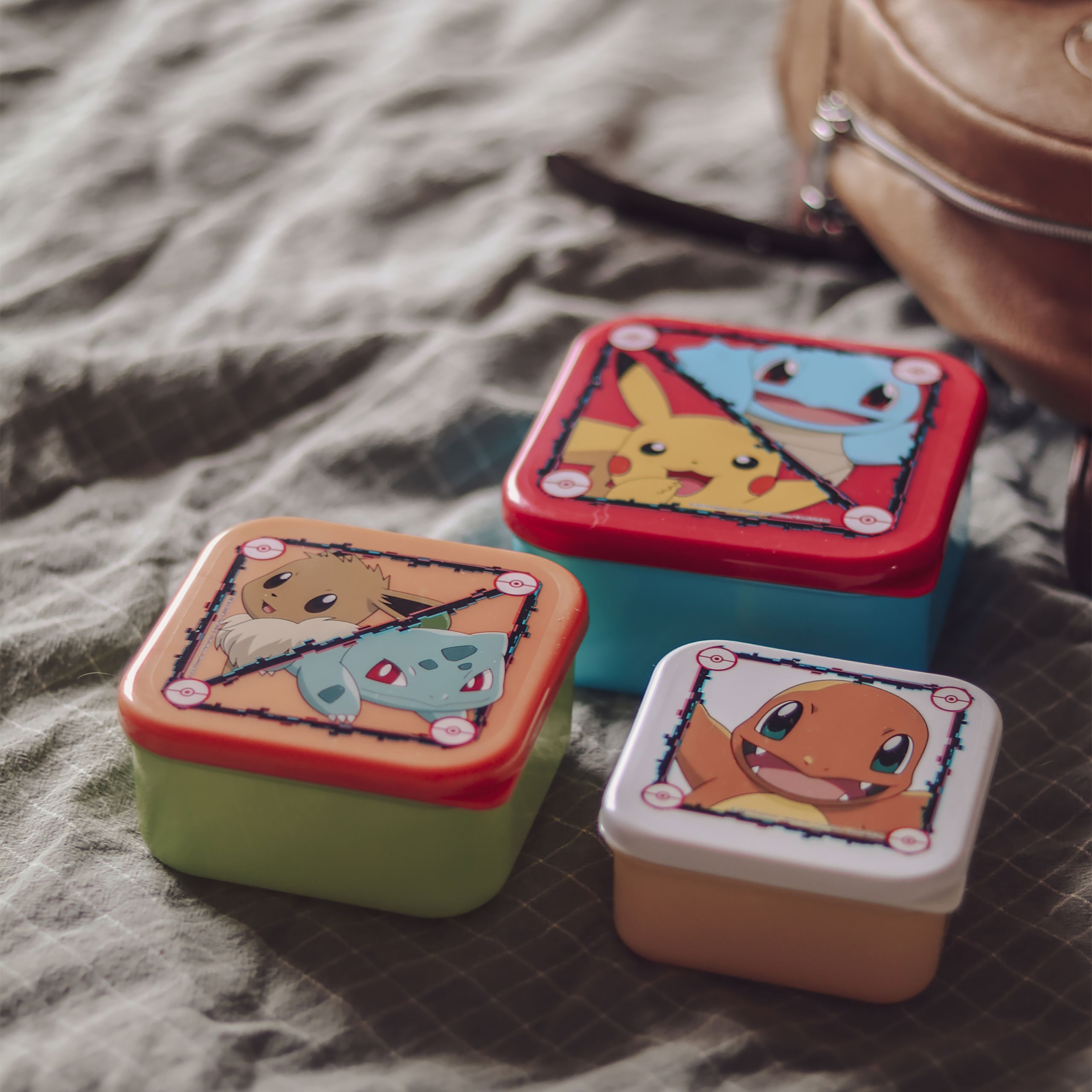 Zdjęcie produktu Pokémon - Zestaw śniadaniówek Starter 3 sztuki
