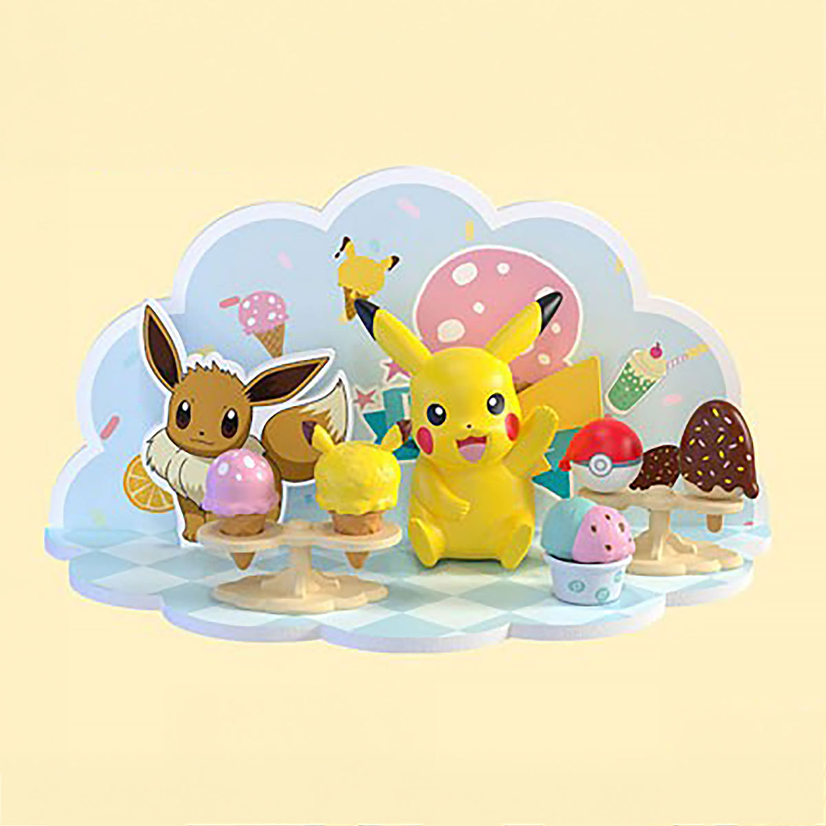 Zdjęcie produktu Pokemon - Pikachu Lody 3D SCENE Figurka
