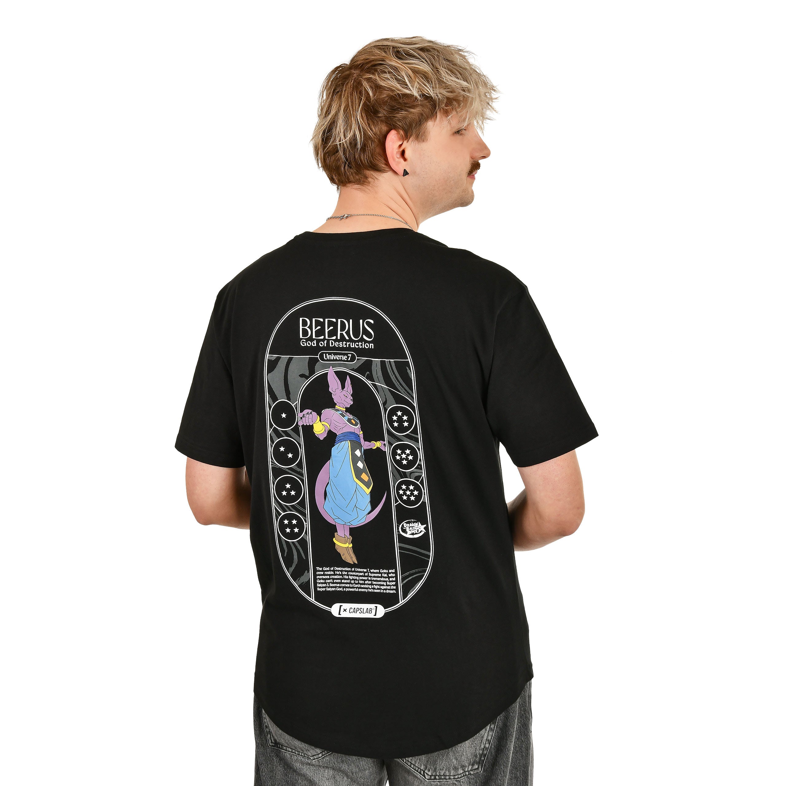 Zdjęcie produktu Dragon Ball Super - Beerus Bóg Zniszczenia T-Shirt czarny