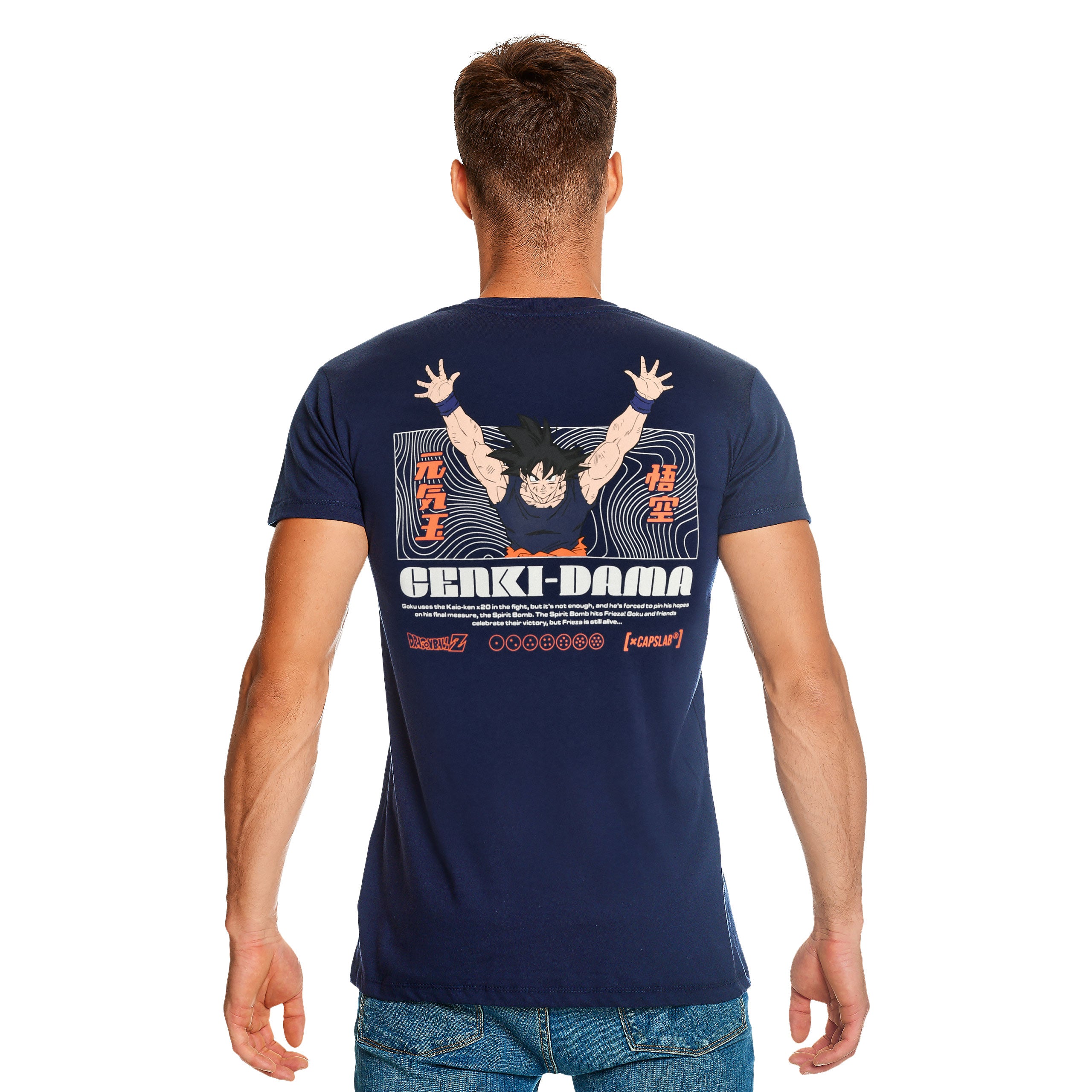 Zdjęcie produktu Dragon Ball Super - Genki Dama T-Shirt niebieskie