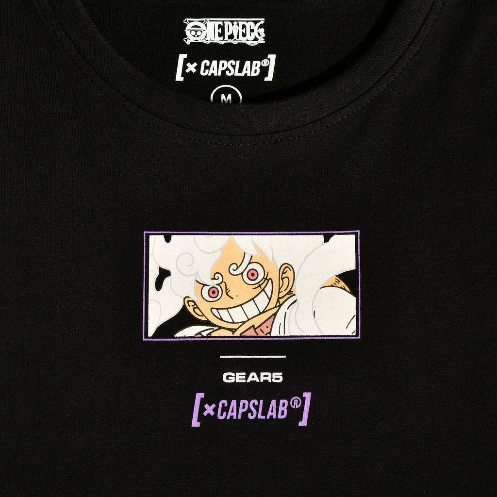 Product image One Piece - Monkey D. Luffy Gear 5 Capslab T-Shirt black