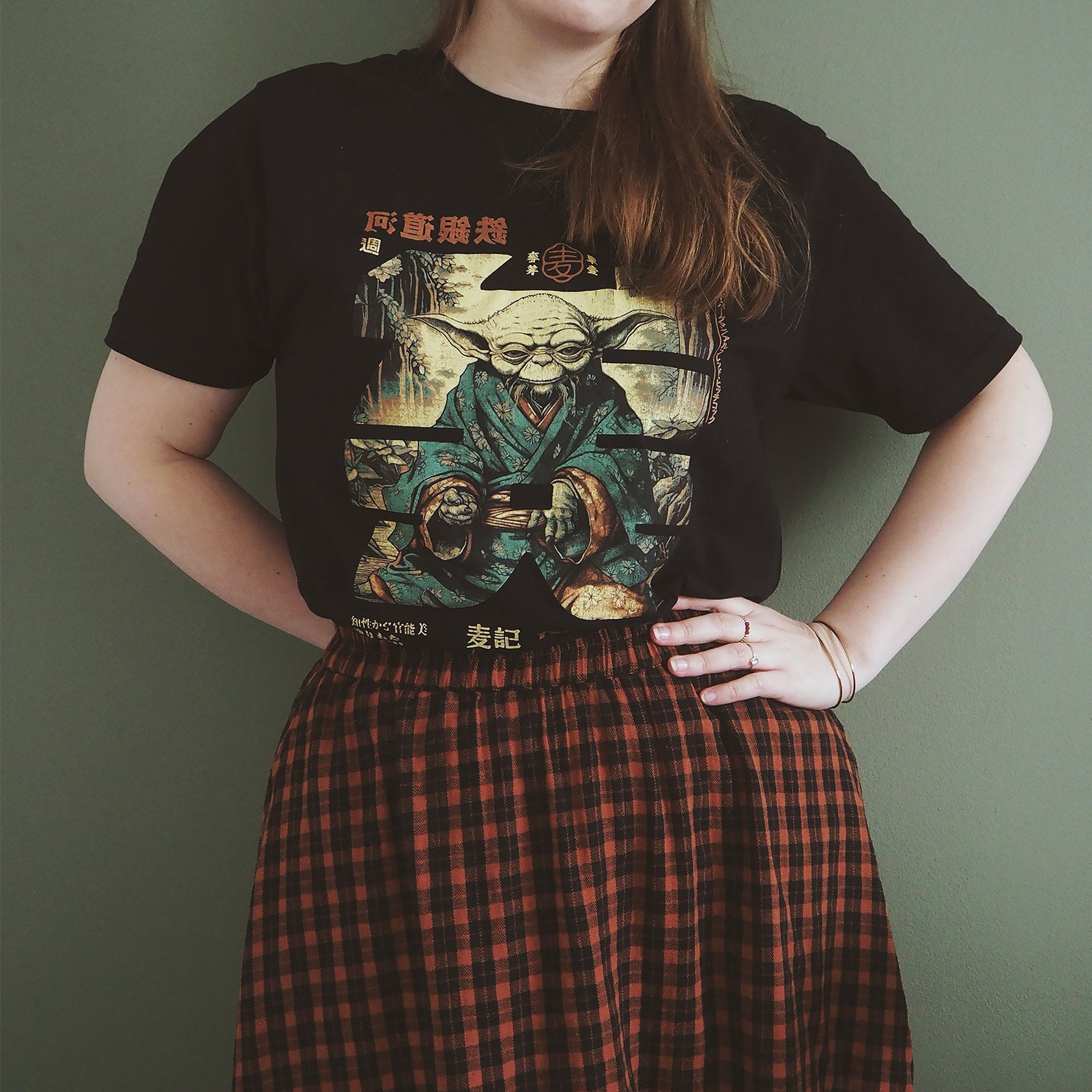 Zdjęcie produktu The Force Calligraphy T-Shirt dla fanów Star Wars czarne