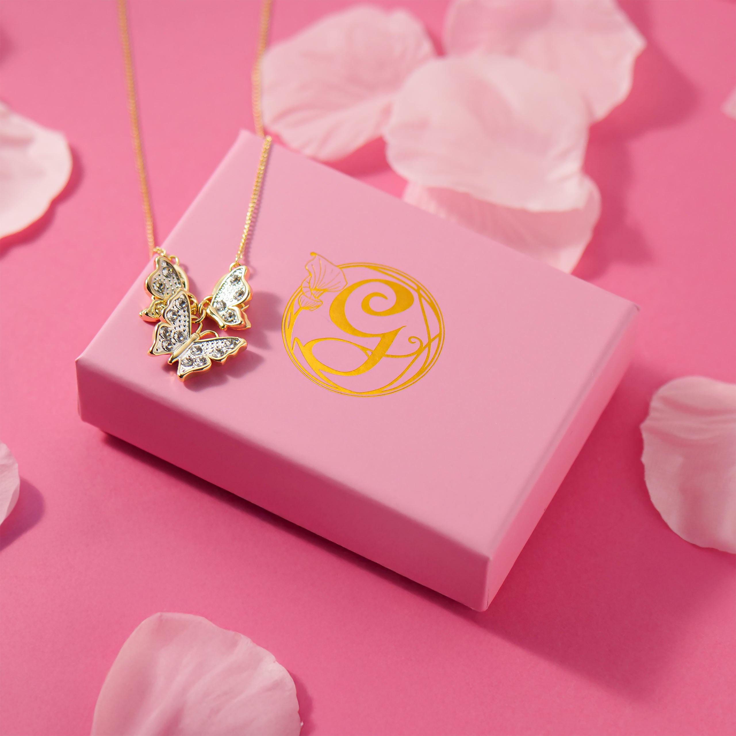 Zdjęcie produktu Wicked - Naszyjnik Glinda z motylami
