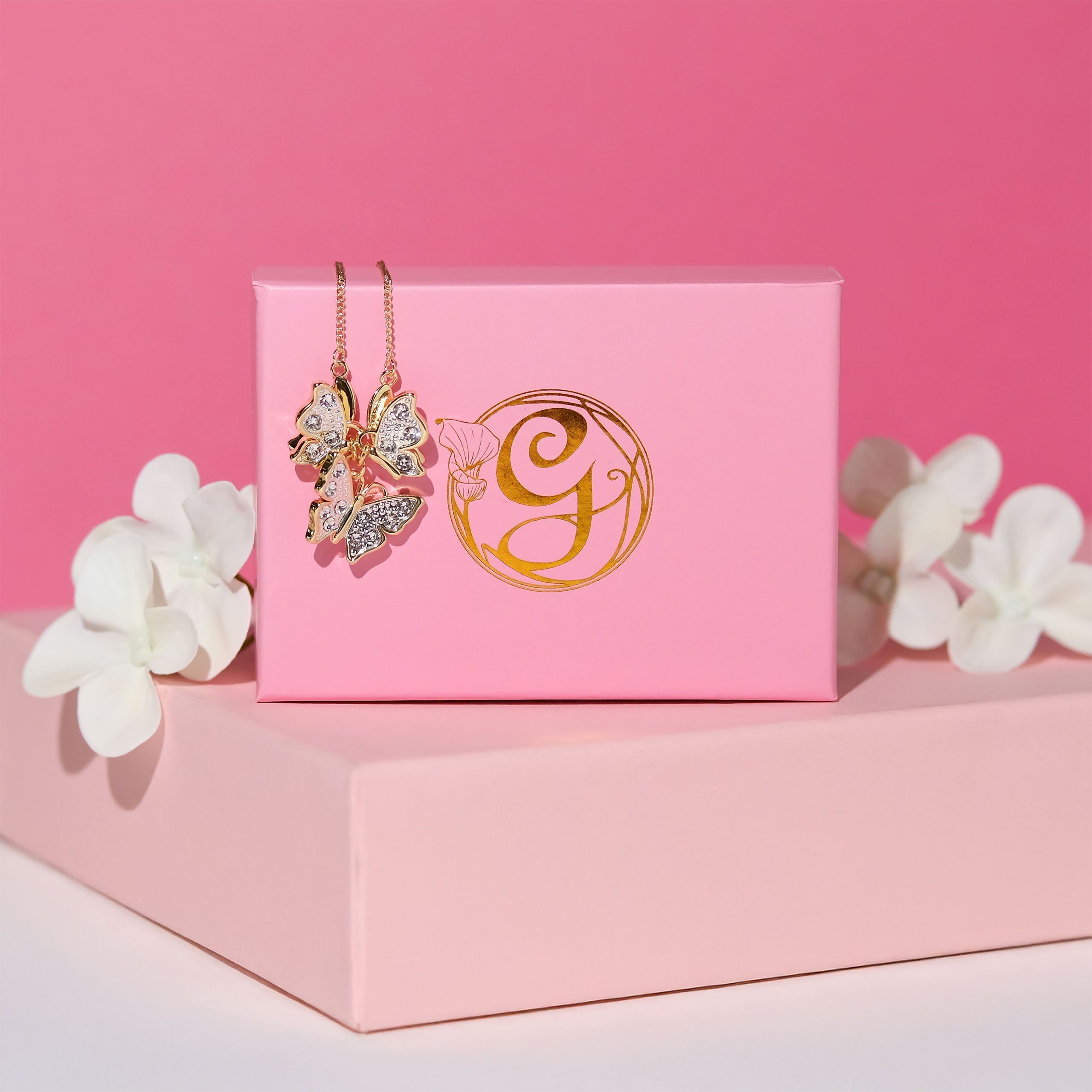 Zdjęcie produktu Wicked - Naszyjnik Glinda z motylami