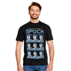 Zdjęcie produktu Star Trek - Many Mood of Spock T-Shirt czarne