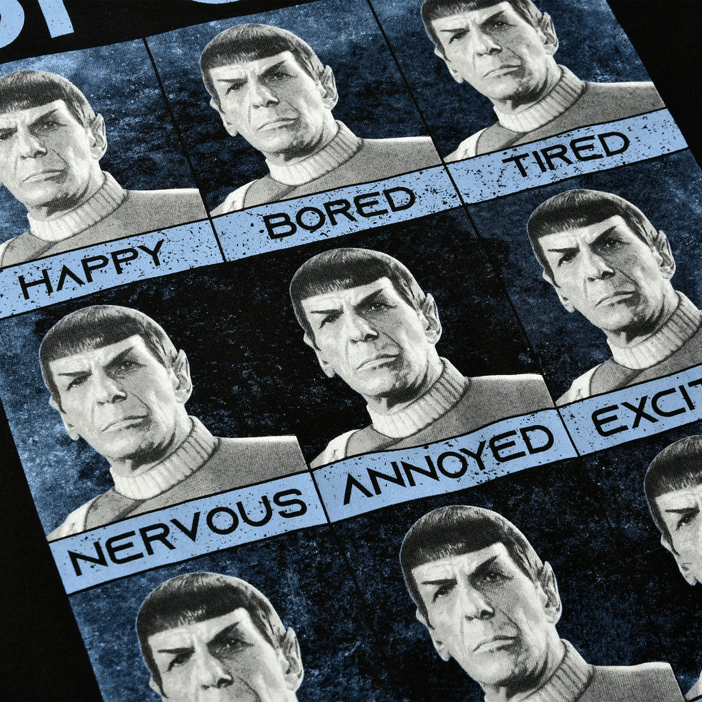 Zdjęcie produktu Star Trek - Many Mood of Spock T-Shirt czarne