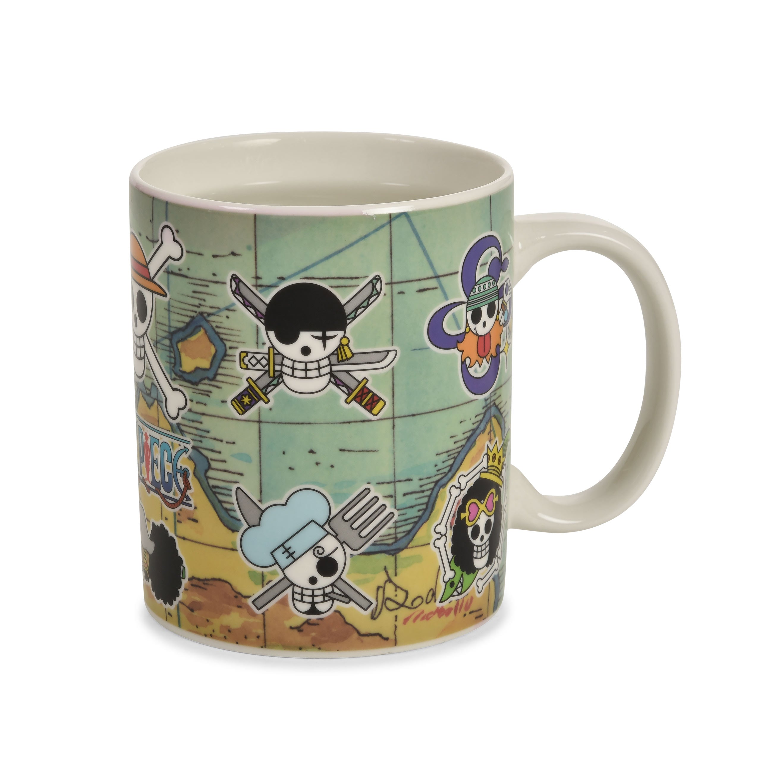Zdjęcie produktu One Piece - Mapa South Blue Kubek z efektem termicznym