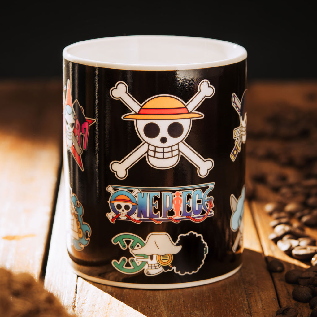 Zdjęcie produktu One Piece - Mapa South Blue Kubek z efektem termicznym