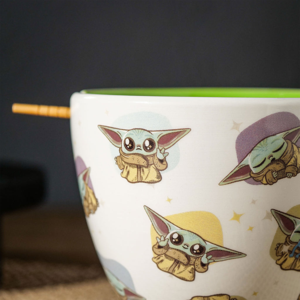 Zdjęcie produktu Miska Ramen Grogu z pałeczkami - Star Wars The Mandalorian