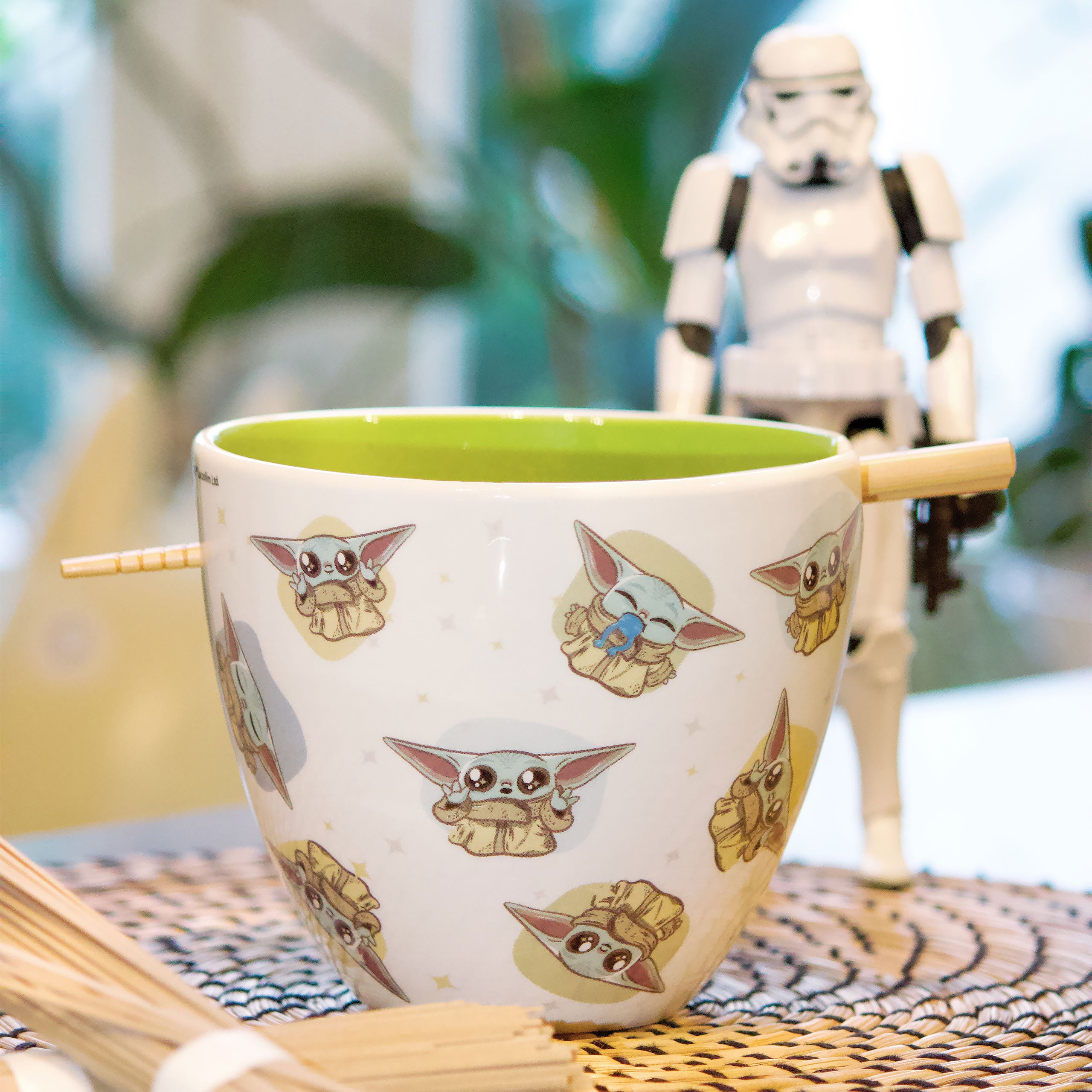 Zdjęcie produktu Miska Ramen Grogu z pałeczkami - Star Wars The Mandalorian