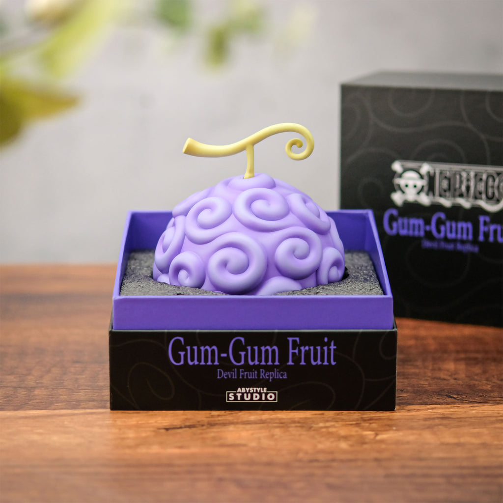 Zdjęcie produktu Replika Owocu Diabła Gomu Gomu w pudełku prezentowym - One Piece
