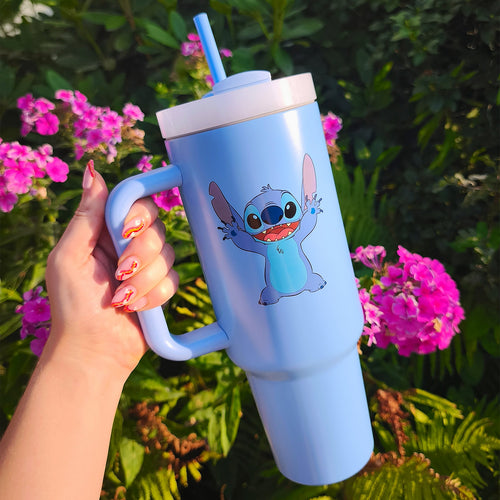 Zdjęcie produktu Kubek Stitch To Go ze słomką - Lilo & Stitch