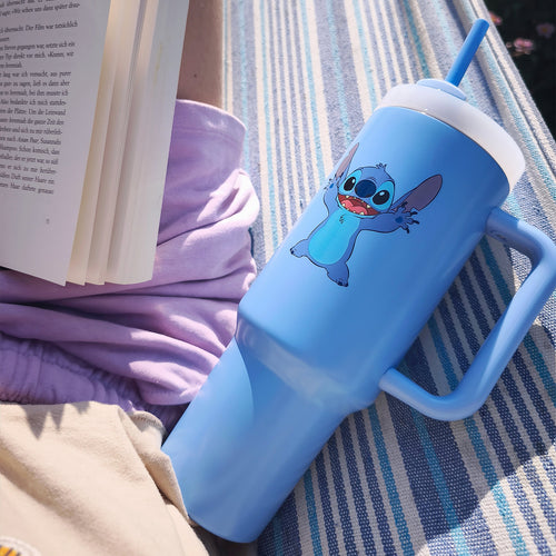 Zdjęcie produktu Kubek Stitch To Go ze słomką - Lilo & Stitch
