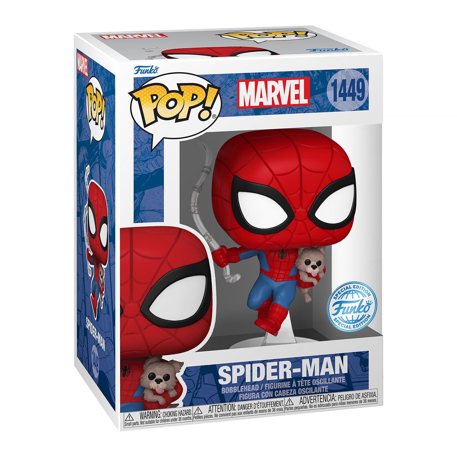 Zdjęcie produktu Spider-Man - Spider z Sandwich Psem Marvel Funko Pop Figurka z Ruchomą Głową