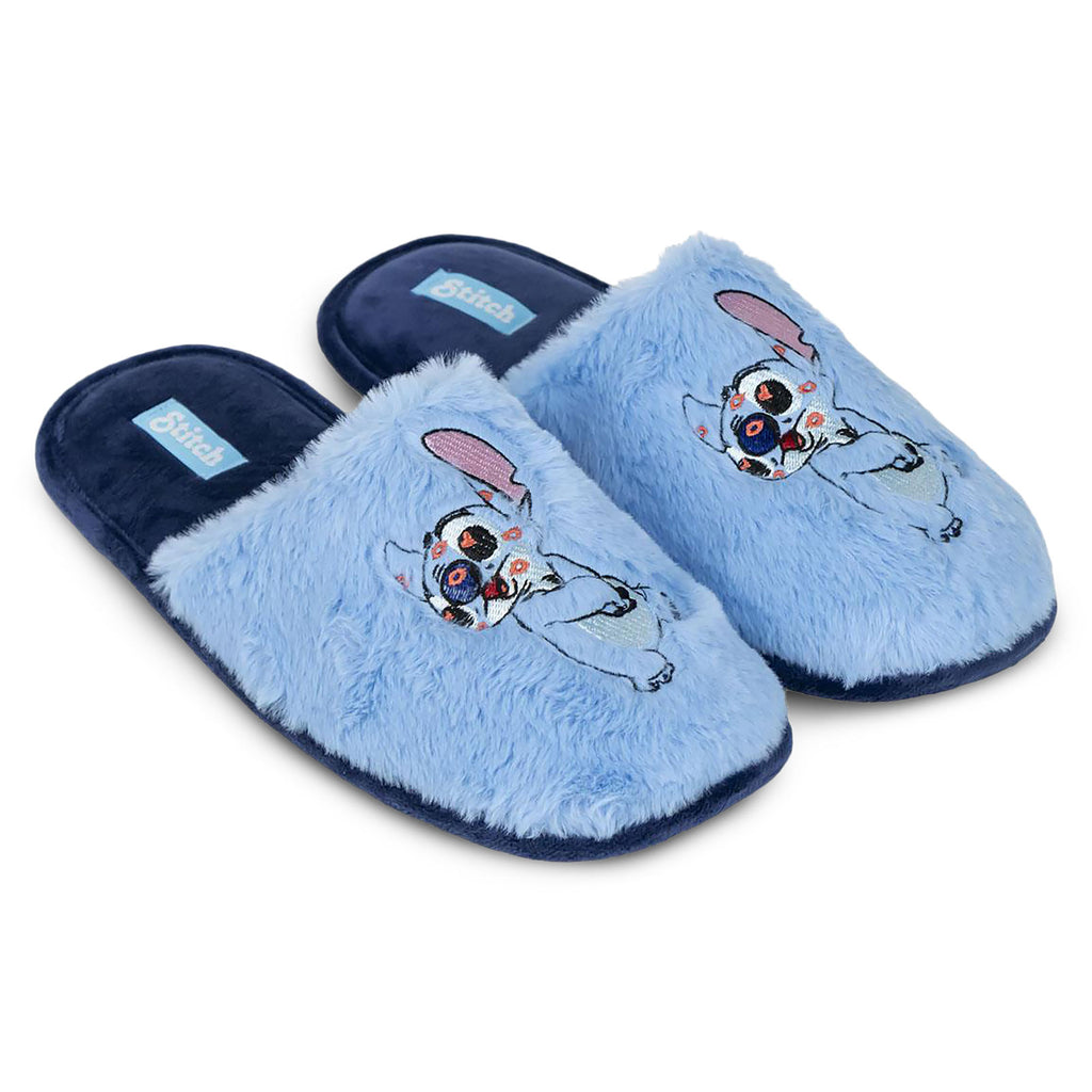 Zdjęcie produktu Kapcie pluszowe Stitch niebieskie - Lilo i Stitch