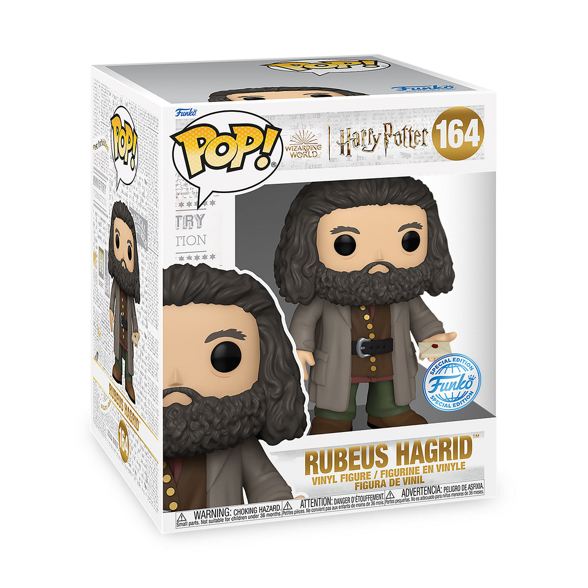 Zdjęcie produktu Harry Potter - Hagrid z listem Funko Pop figurka 14 cm