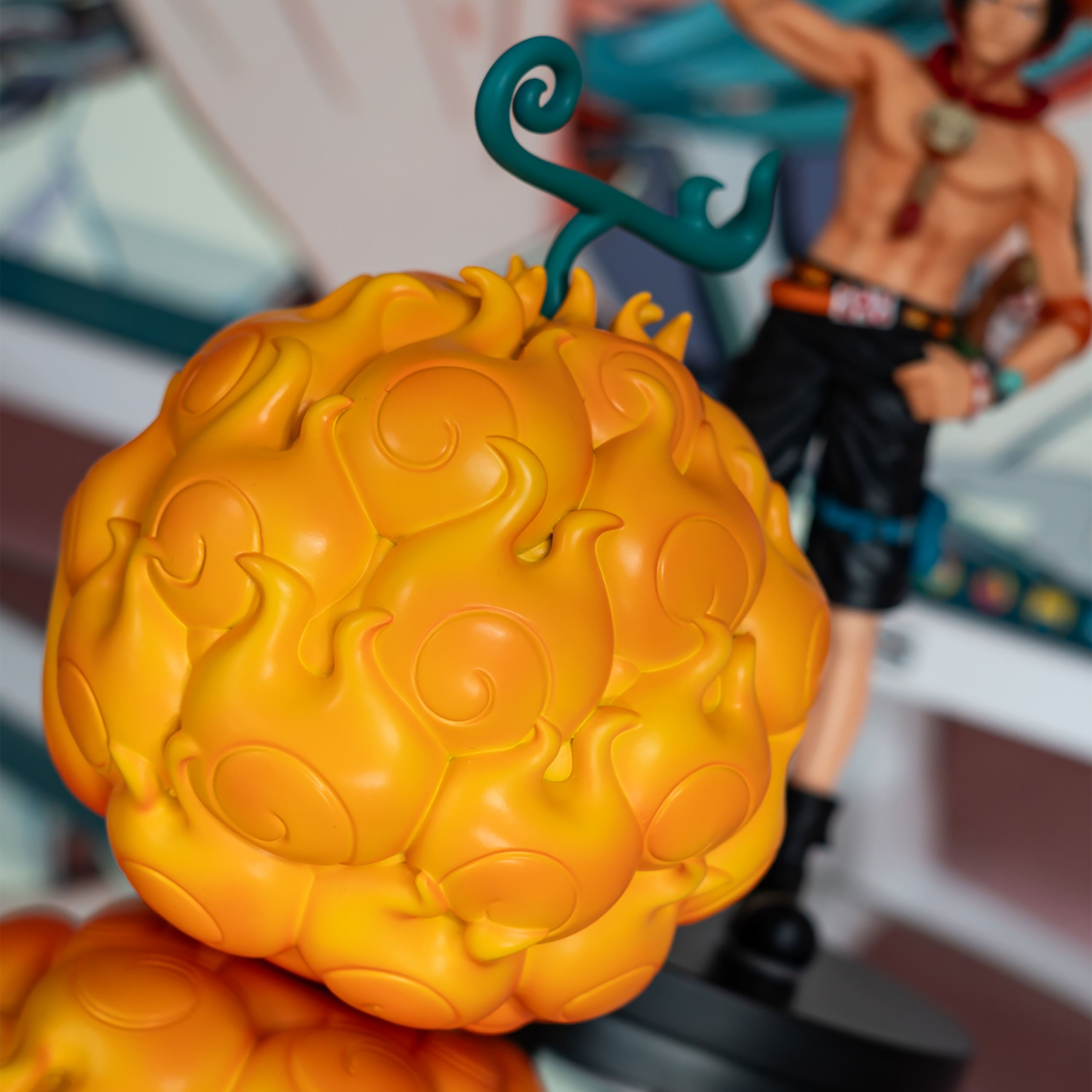 Zdjęcie produktu Replika Owocu Diabelskiego Mera Mera w pudełku prezentowym - One Piece