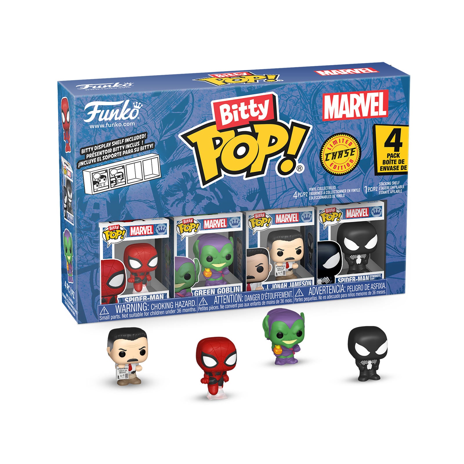 Zdjęcie produktu Spider-Man - Funko Bitty Pop zestaw 4 figurek