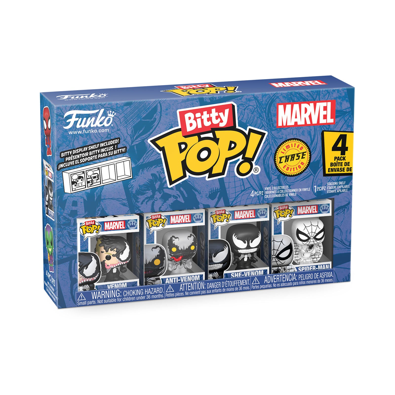 Zdjęcie produktu Spider-Man - Venom Funko Bitty Pop zestaw 4 figurek