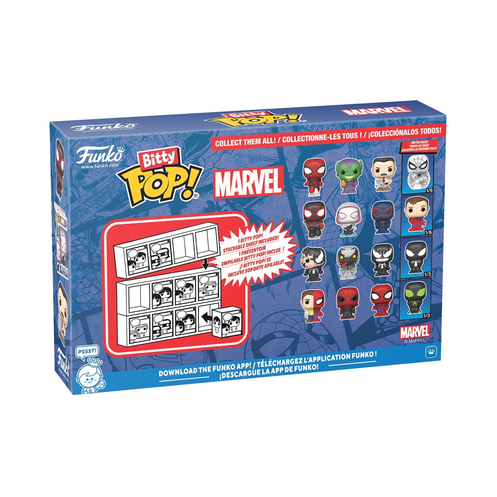 Zdjęcie produktu Spider-Man - Parker Split Funko Bitty Pop Zestaw 4 figurek
