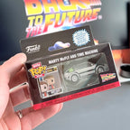 Zdjęcie produktu Powrót do przyszłości - Zestaw figurek Funko Bitty Pop z wehikułem czasu