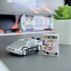 Zdjęcie produktu Powrót do przyszłości - Zestaw figurek Funko Bitty Pop z wehikułem czasu